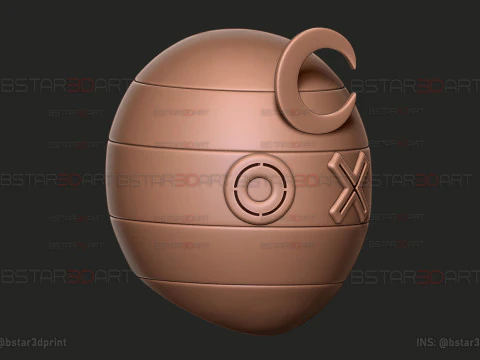 Benimaru Shinmon Helmet - Fire Force Anime Cosplay 3D Print Model