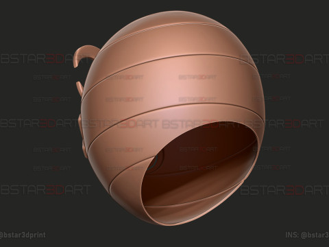 Benimaru Shinmon Helmet - Fire Force Anime Cosplay Modello di stampa 3D