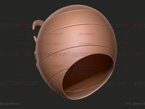 Benimaru Shinmon Helmet - Fire Force Anime Cosplay 3D Print Model