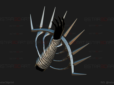 Crossbow Devil Quanxi Arm Weapon - Chainsaw Man Cosplay Modèles 3D en vedette