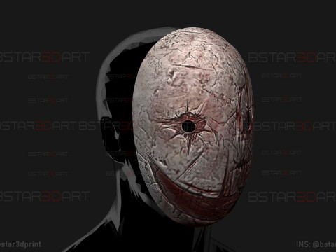 The Legion Frank Smeared Mask - Dead by Daylight - Horror Mask 3D Print Model