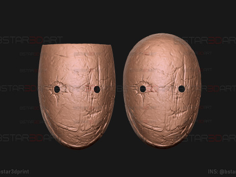The Legion Frank Smeared Mask - Dead by Daylight - Horror Mask 3D Print Model