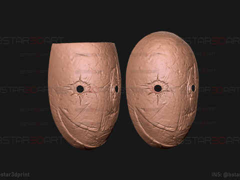 The Legion Frank Smeared Mask - Dead by Daylight - Horror Mask 3D Print Model