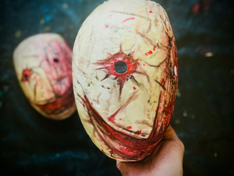 The Legion Frank Smeared Mask - Dead by Daylight - Horror Mask 3D Print Model
