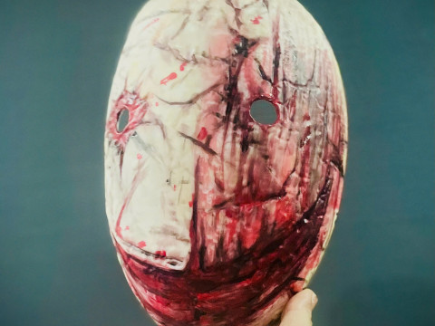 The Legion Frank Smeared Mask - Dead by Daylight - Horror Mask 3D Print Model