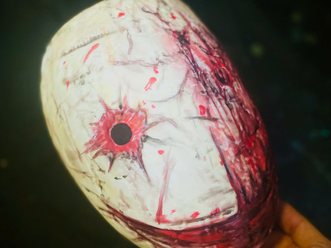 The Legion Frank Smeared Mask - Dead by Daylight - Horror Mask 3D Print Model