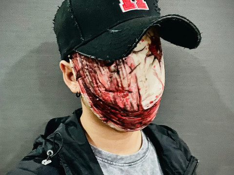 The Legion Frank Smeared Mask - Dead by Daylight - Horror Mask 3D Print Model