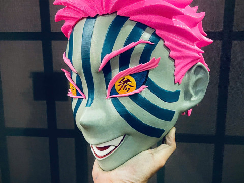 Akaza Head Wearable - Demon Slayer - Kimetsu no Yaiba Cosplay 3D Print Model