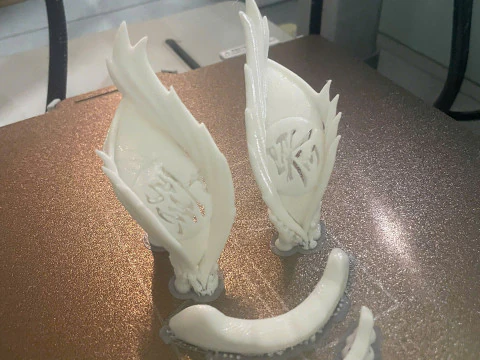 Akaza Head Wearable - Demon Slayer - Kimetsu no Yaiba Cosplay 3D Print Model