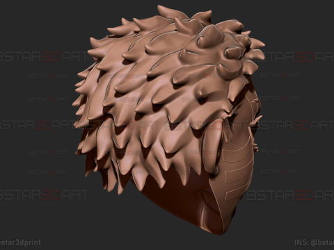 Akaza Head Wearable - Demon Slayer - Kimetsu no Yaiba Cosplay 3D Print Model