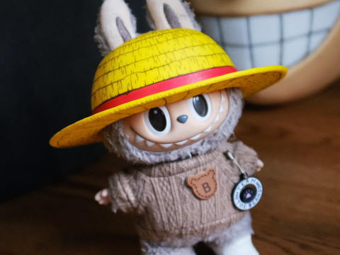 Labubu Accessories - Luffy Hat - costume for Halloween 3D 프린트 모델