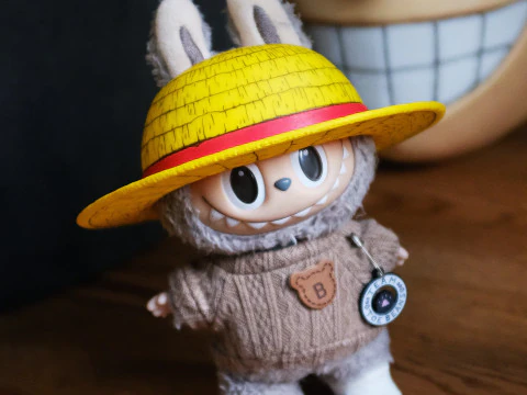 Labubu Accessories - Ruffy Hat - Kost&uuml;m f&uuml;r Halloween 3D Druckmodell