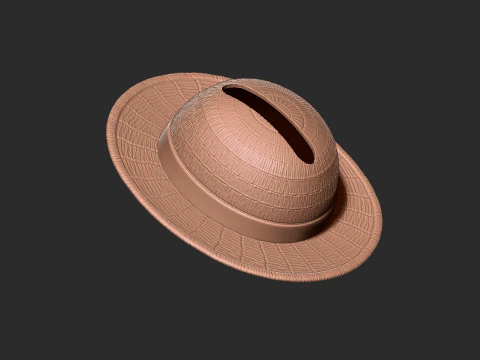 Labubu Accessories - Luffy Hat - costume for Halloween 3D Print Model