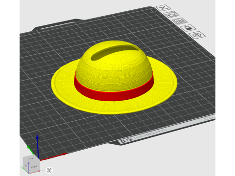 Labubu Accessories - Luffy Hat - costume for Halloween 3D 打印模型