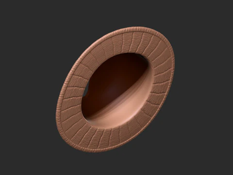 Labubu Accessories - Luffy Hat - costume for Halloween 3D Print Model