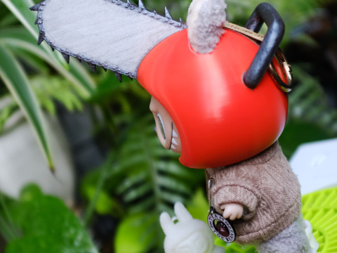 Labubu Accessories - Pochita mask - Chainsaw Man costume for Halloween 3D Print Model