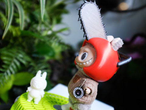 Labubu Accessories - Pochita mask - Chainsaw Man costume for Halloween 3D Print Model