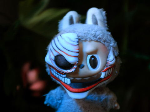 Labubu Accessories - Aira Shiratori Mask - Dandadan - costume for Halloween Modello di stampa 3D
