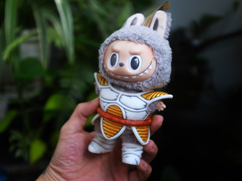 Labubu Accessories - Vegeta Saiyan Armor and shoes - Dragon Ball costume for Halloween 3D Print Model