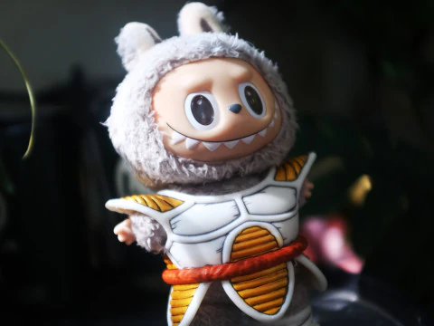 Labubu Accessories - Vegeta Saiyan Armor and shoes - Dragon Ball costume for Halloween 3D Print Model