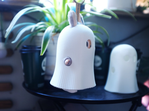 Labubu Accessories - Ghost Patterned costume for Halloween 3D प्रिंट मॉडल