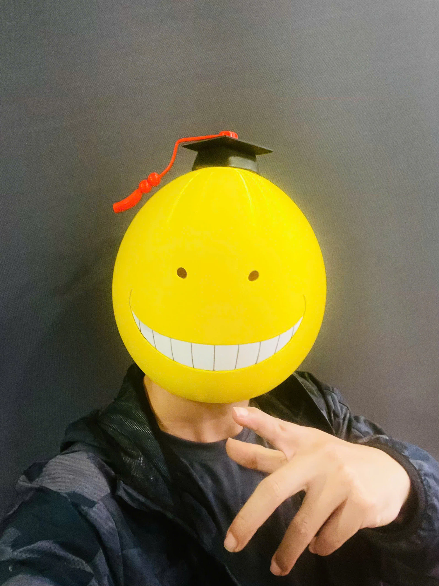 Korosensei Mask Cosplay - Assasination Classroom Anime 3D Print Model .c4d .max .obj .3ds .fbx .stl .blend 