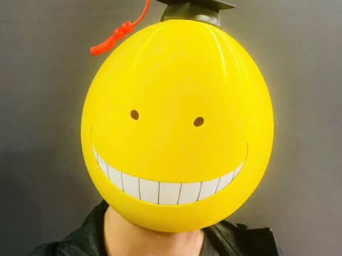 Korosensei Mask Cosplay - Assasination Classroom Anime 3D Print Model