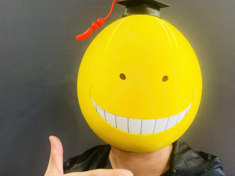 Korosensei Mask Cosplay - Assasination Classroom Anime 3D Print Model