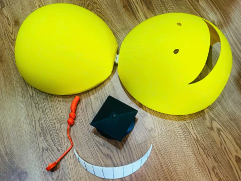 Korosensei Mask Cosplay - Assasination Classroom Anime 3D Print Model