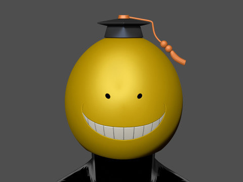 Korosensei Mask Cosplay - Assasination Classroom Anime 3D 프린트 모델
