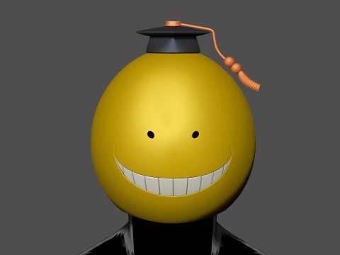Korosensei Mask Cosplay - Assasination Classroom Anime 3D Print Model