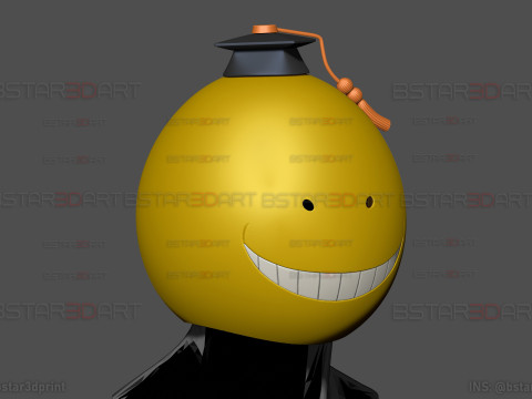 Korosensei Mask Cosplay - Assasination Classroom Anime 3D 프린트 모델
