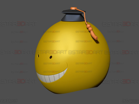 Korosensei Mask Cosplay - Assasination Classroom Anime 3D 프린트 모델