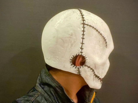 Slipknot Corey Taylor Mask High Quality Details For Halloween Cosplay Model Cetak 3D