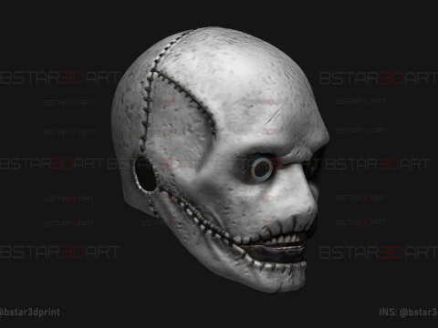 Slipknot Corey Taylor Mask High Quality Details For Halloween Cosplay Model Cetak 3D