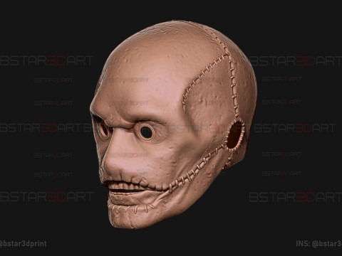 Slipknot Corey Taylor Mask High Quality Details For Halloween Cosplay Model Cetak 3D