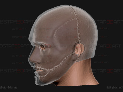 Slipknot Corey Taylor Mask High Quality Details For Halloween Cosplay Model Cetak 3D