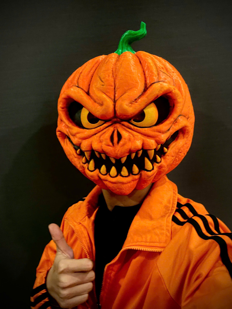 Jack-O-Lantern Wearable - Pumpkin Decoration and Cosplay for Halloween 3D Druckmodell .c4d .max .obj .3ds .fbx .stl .blend