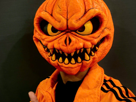 Jack-O-Lantern Wearable - Pumpkin Decoration and Cosplay for Halloween 3D 打印模型