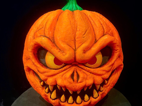 Jack-O-Lantern Wearable - Pumpkin Decoration and Cosplay for Halloween 3D Druckmodell