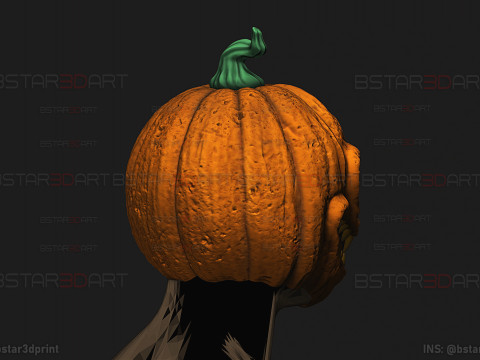 Jack-O-Lantern Wearable - Pumpkin Decoration and Cosplay for Halloween 3D Druckmodell