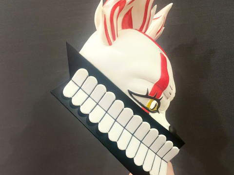 Okarun x Lucky Cat Face Mask - Dandadan Anime Cosplay Modelo de impresión 3D