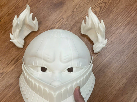 Okarun x Lucky Cat Face Mask - Dandadan Anime Cosplay Modelo de impresión 3D