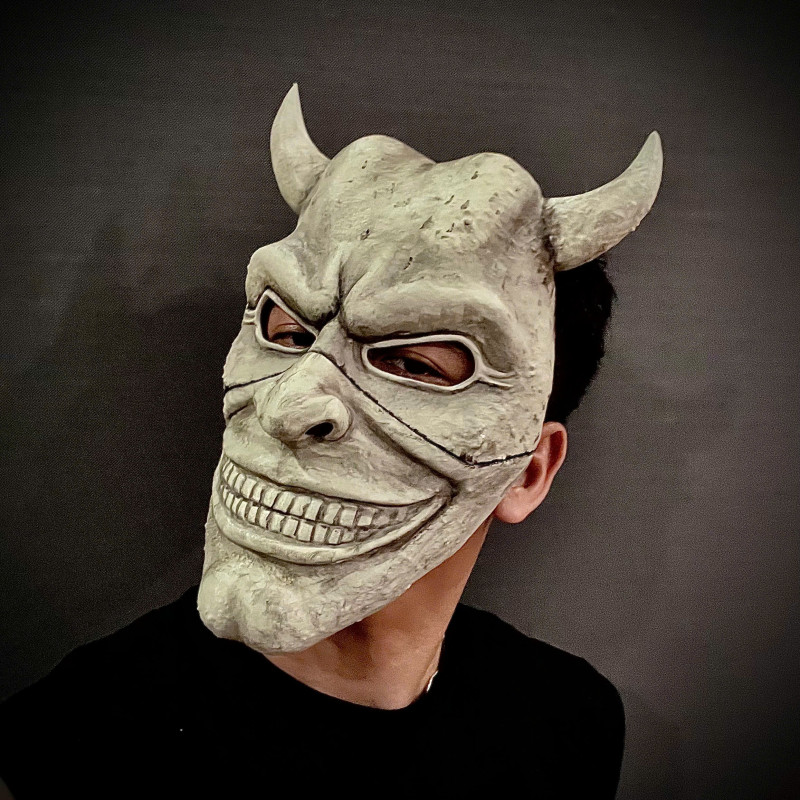 Black Phone 2 Mask - Halloween Cosplay 3Dプリントモデル .c4d .max .obj .3ds .fbx .stl .blend