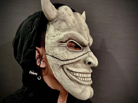 Black Phone 2 Mask - Halloween Cosplay 3D Print Model