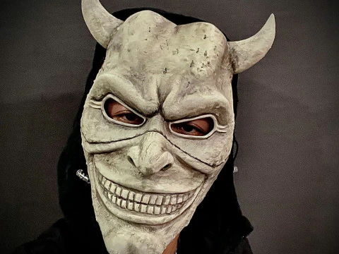 Black Phone 2 Mask - Halloween Cosplay 3D Print Model