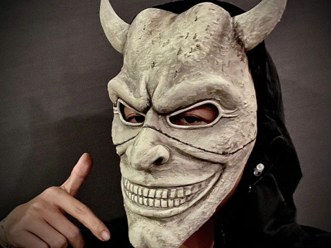 Black Phone 2 Mask - Halloween Cosplay 3D Print Model
