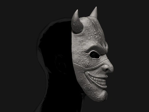 Black Phone 2 Mask - Halloween Cosplay 3D Print Model