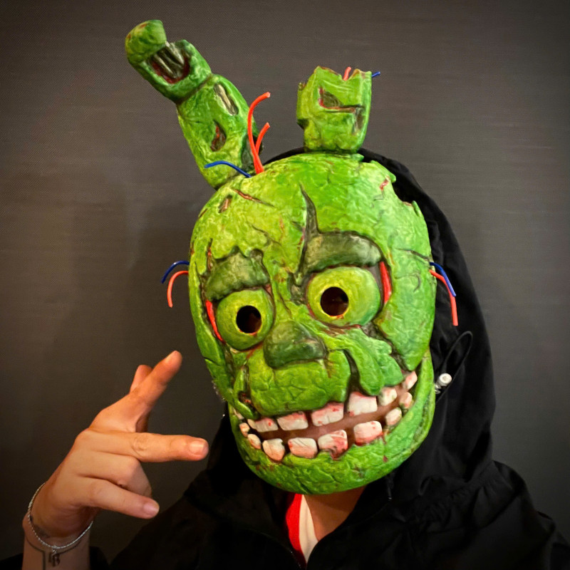 弗莱迪的五夜后宫 春季陷阱面具 - 万圣节角色扮演 3D 打印模型 .c4d .max .obj .3ds .fbx .stl .blend