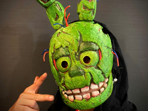 Five nights at freddy Spring Trap Mask - Halloween Cosplay 3D Baskı Modeli